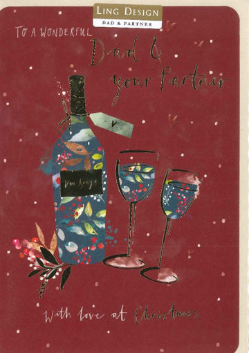 Picture of WONDERFUL DAD & PARTNER CHRISTMAS CARD